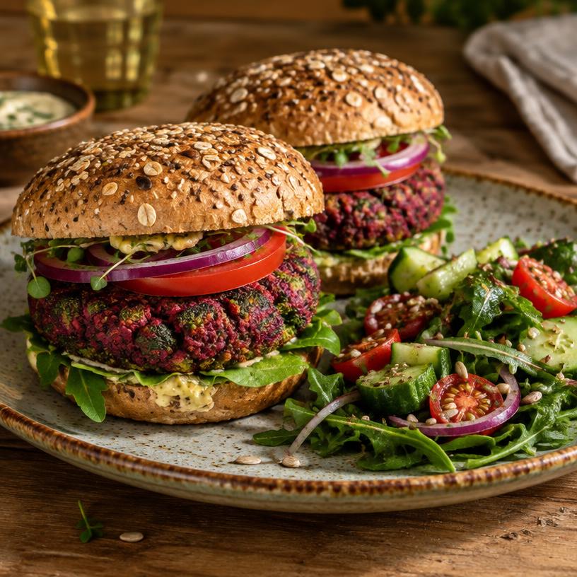 Hamburguesa de brócoli